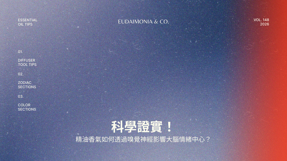 科學證實！精油香氣如何透過嗅覺神經影響大腦情緒中心？