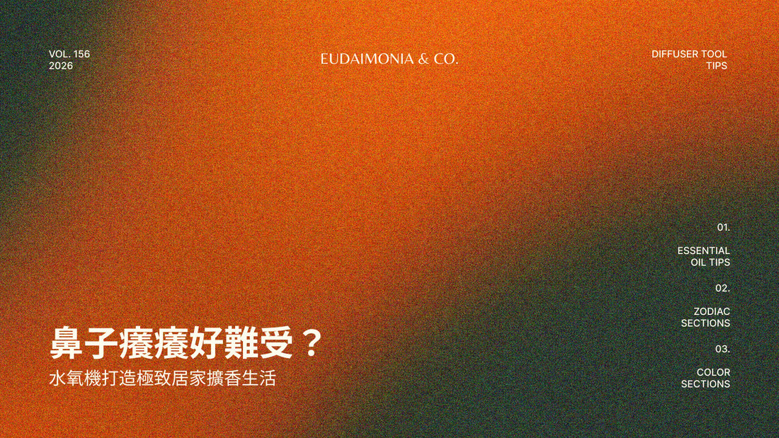 鼻子癢癢好難受？水氧機打造極致居家擴香生活